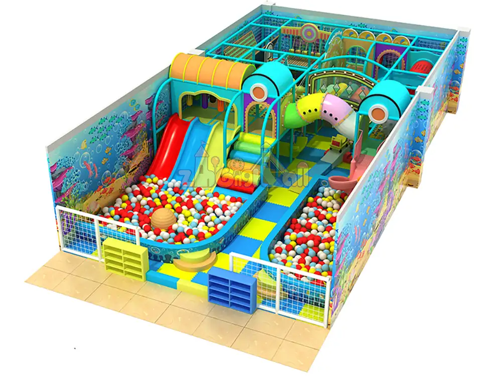 Hot Sale Bear Patten Indoor Playground Equipment in Shopping Mall