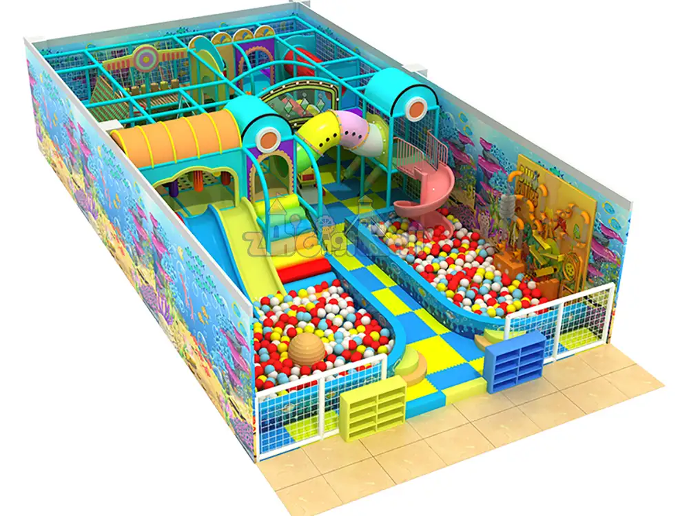 Hot Sale Bear Patten Indoor Playground Equipment in Shopping Mall