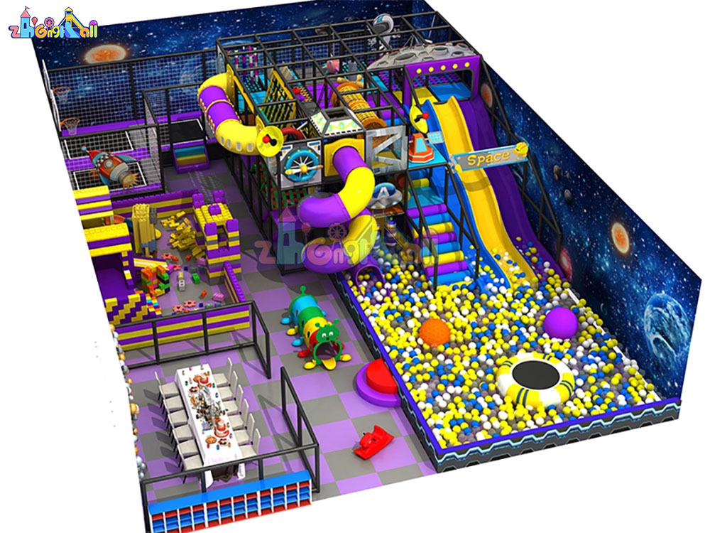 Magic space theme indoor plaground for kids