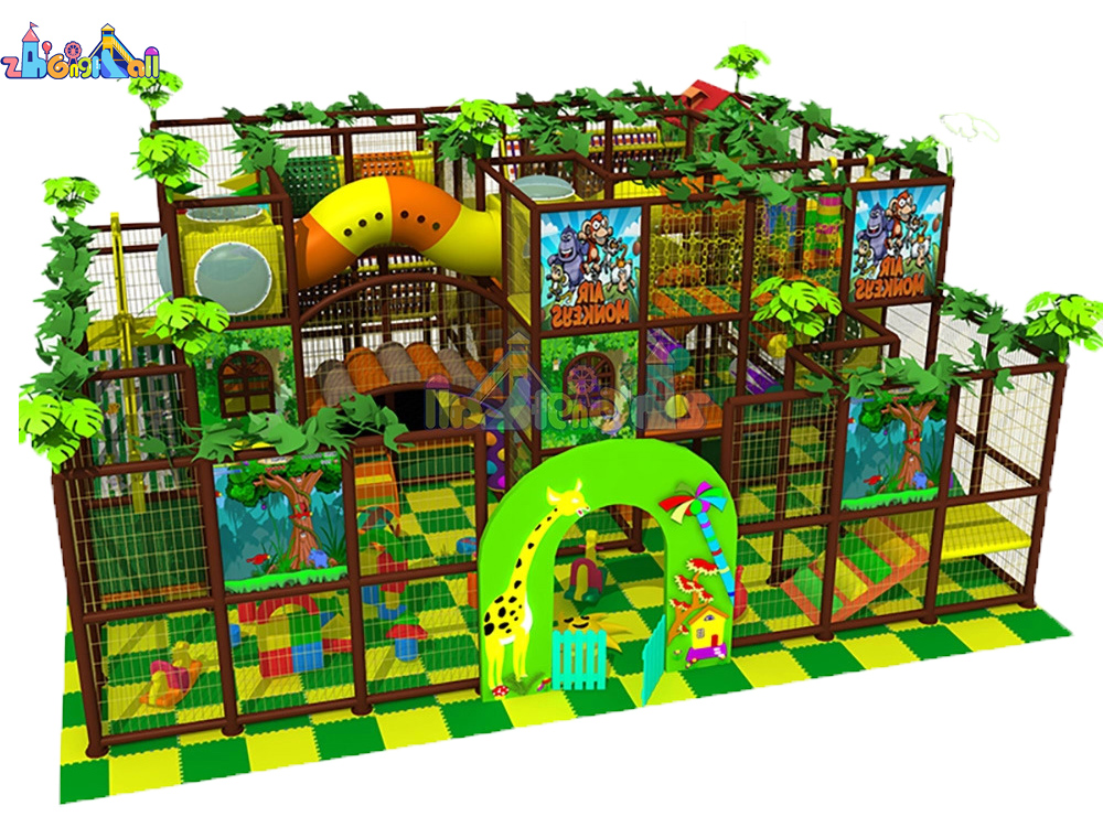 Adventure Paradise Jungle Themed Indoor Playground Equipment