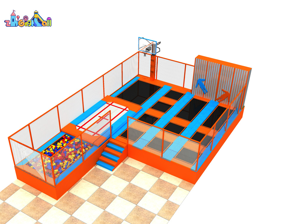 Customized Cheap Indoor Trampoline Park For Shopping Mall