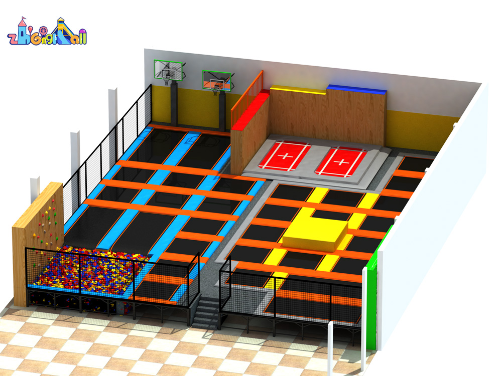 Hot selling Indoor Trampoline Park with Sponge Pit