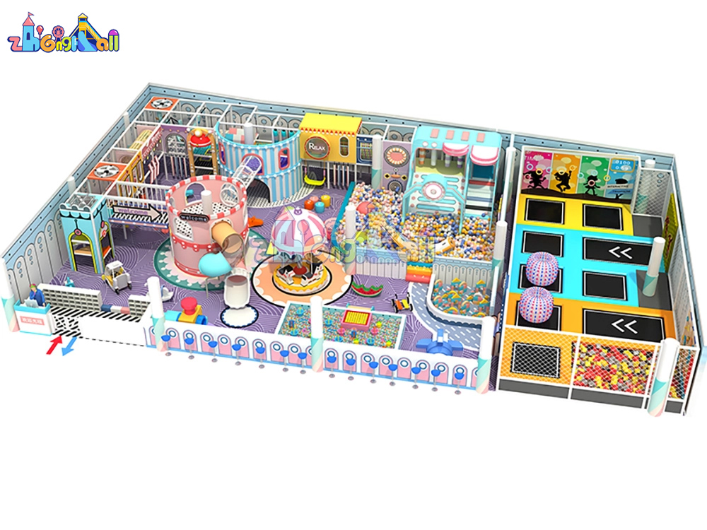 Factory Supply Kids Indoor Playground with Ball Pit