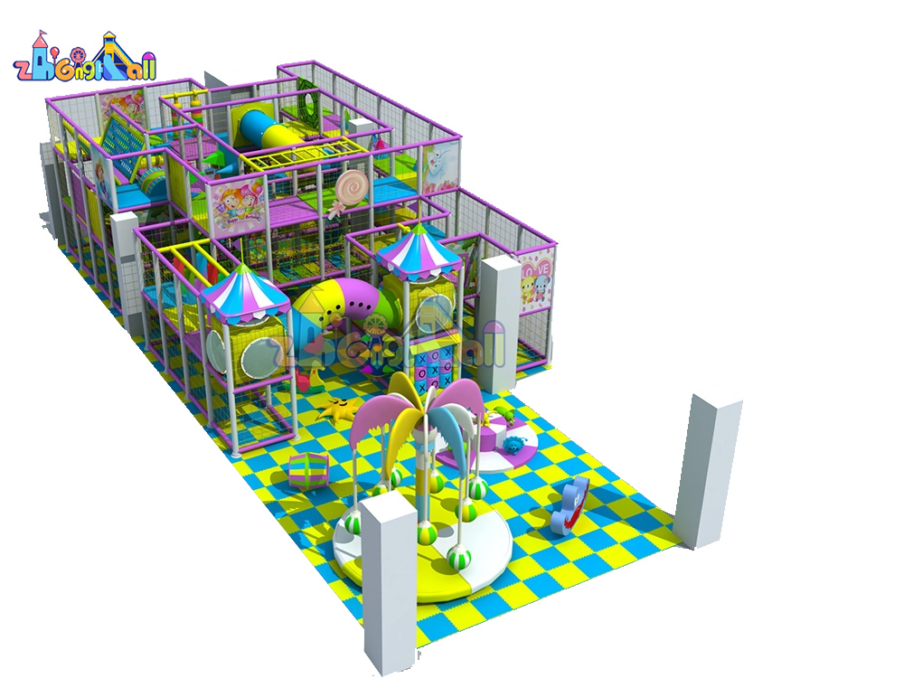 Vibrant Compositive Indoor Children's Playground