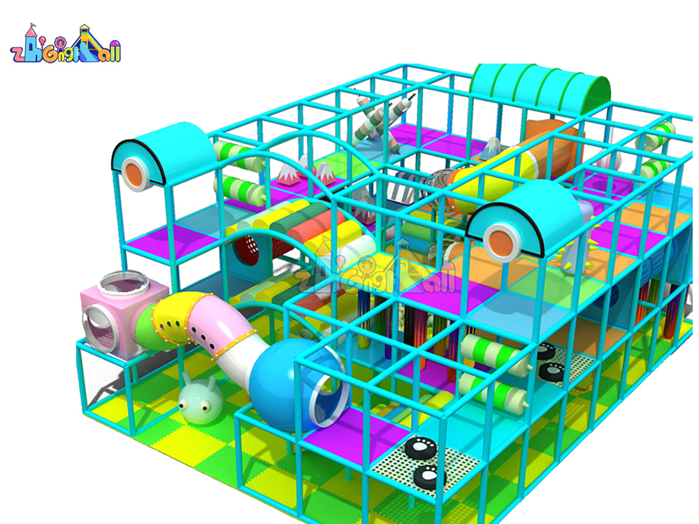 Candy Theme Naughty Castle Indoor Playground for Kids