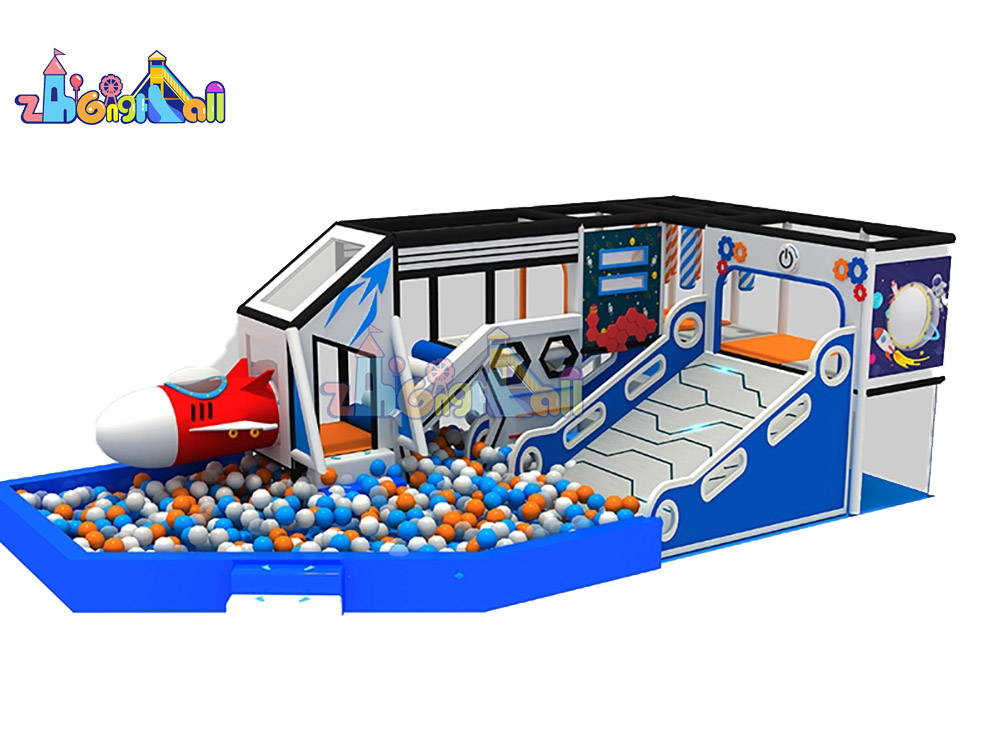 Future Space-Themed Kids Indoor Playground Set