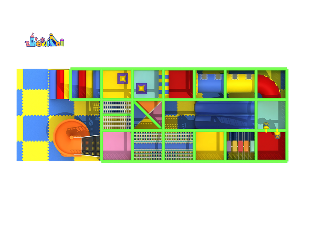 Modular Indoor Playground Adventure Tunnel