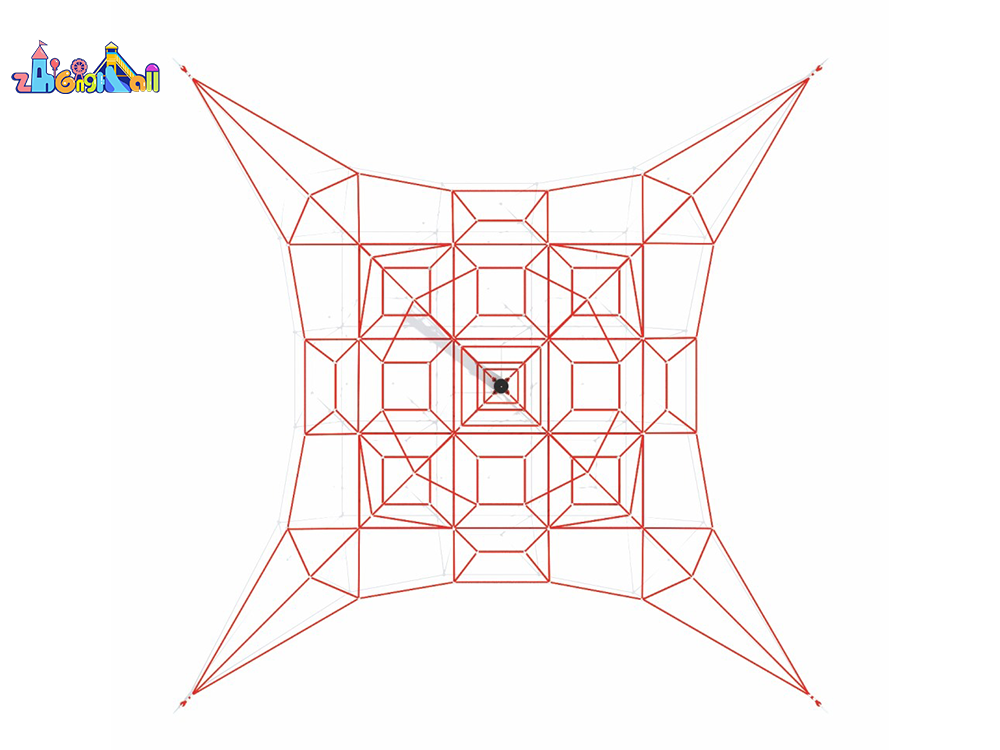 Durable Outdoor Playground Climbing Net for Public Parks and Schools