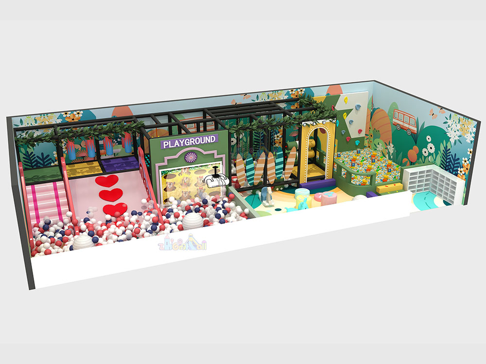 71㎡ Indoor Commercial Playground Equipment Design