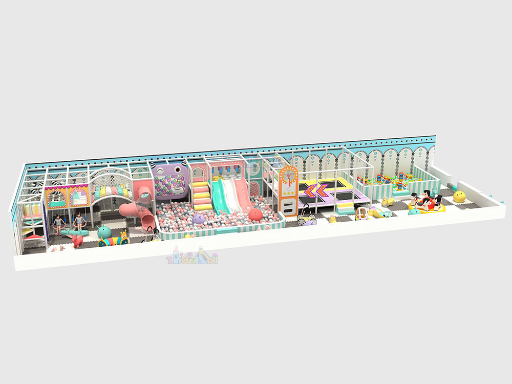 242㎡ High Quality Indoor Commercial Playground For Kids