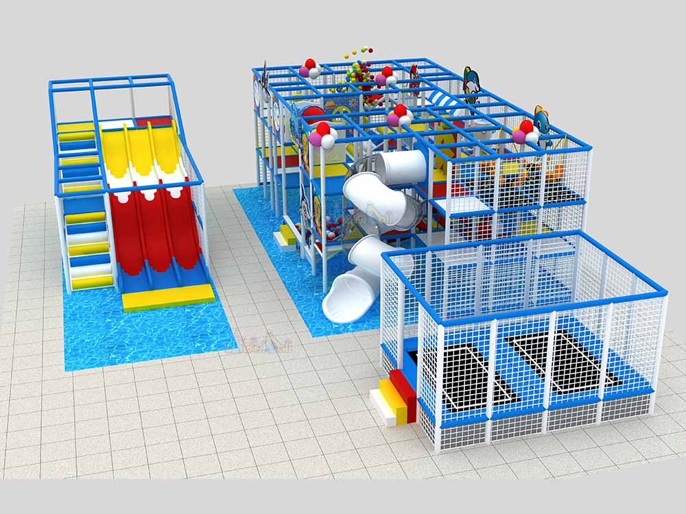 350㎡ Commercial Indoor Play Area Equipment