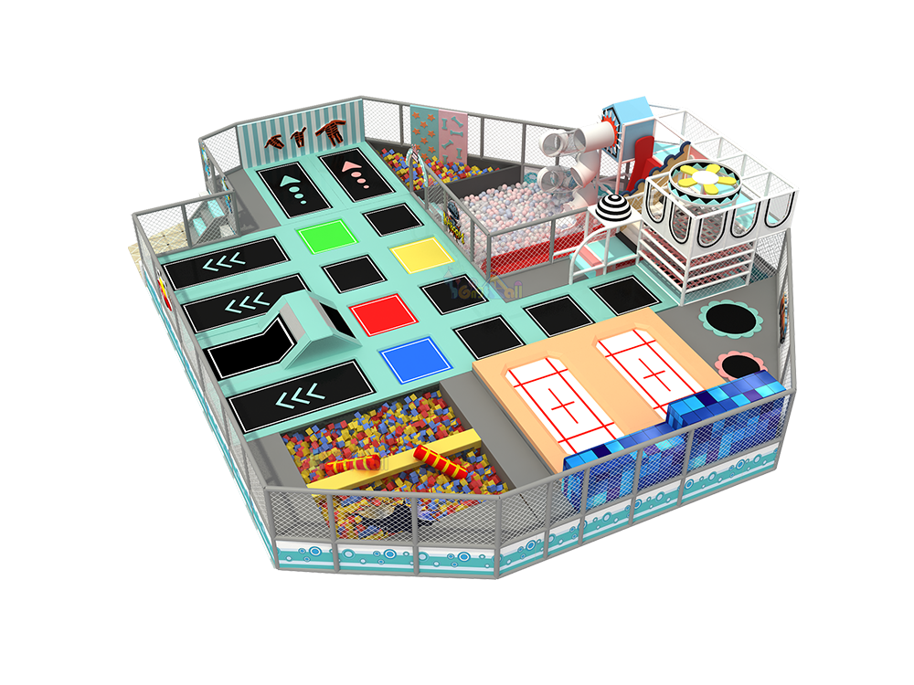 300㎡ Dynamic Indoor Flexi-Trampoline Park Equipment for Endless Fun and Fitness Trampoline Park Equipment 