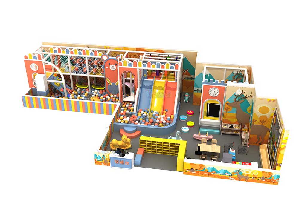 90㎡ Ultimate Adventure Land Indoor Playground Equipment Complex