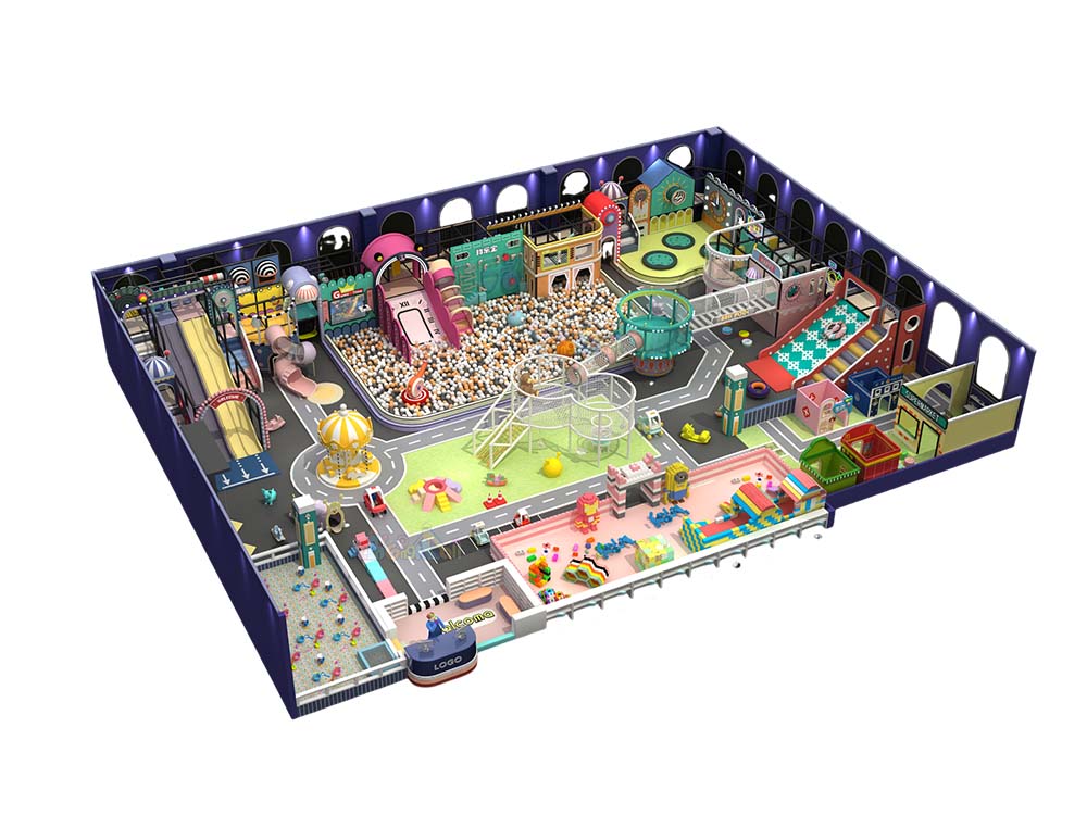 690㎡ Vibrant And Lovely Candy Theme Indoor Playground Manufacturers