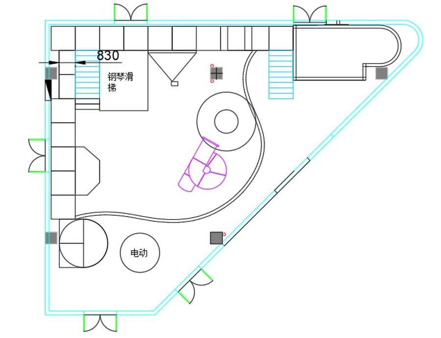 Scheme Design of the kids indoor playground