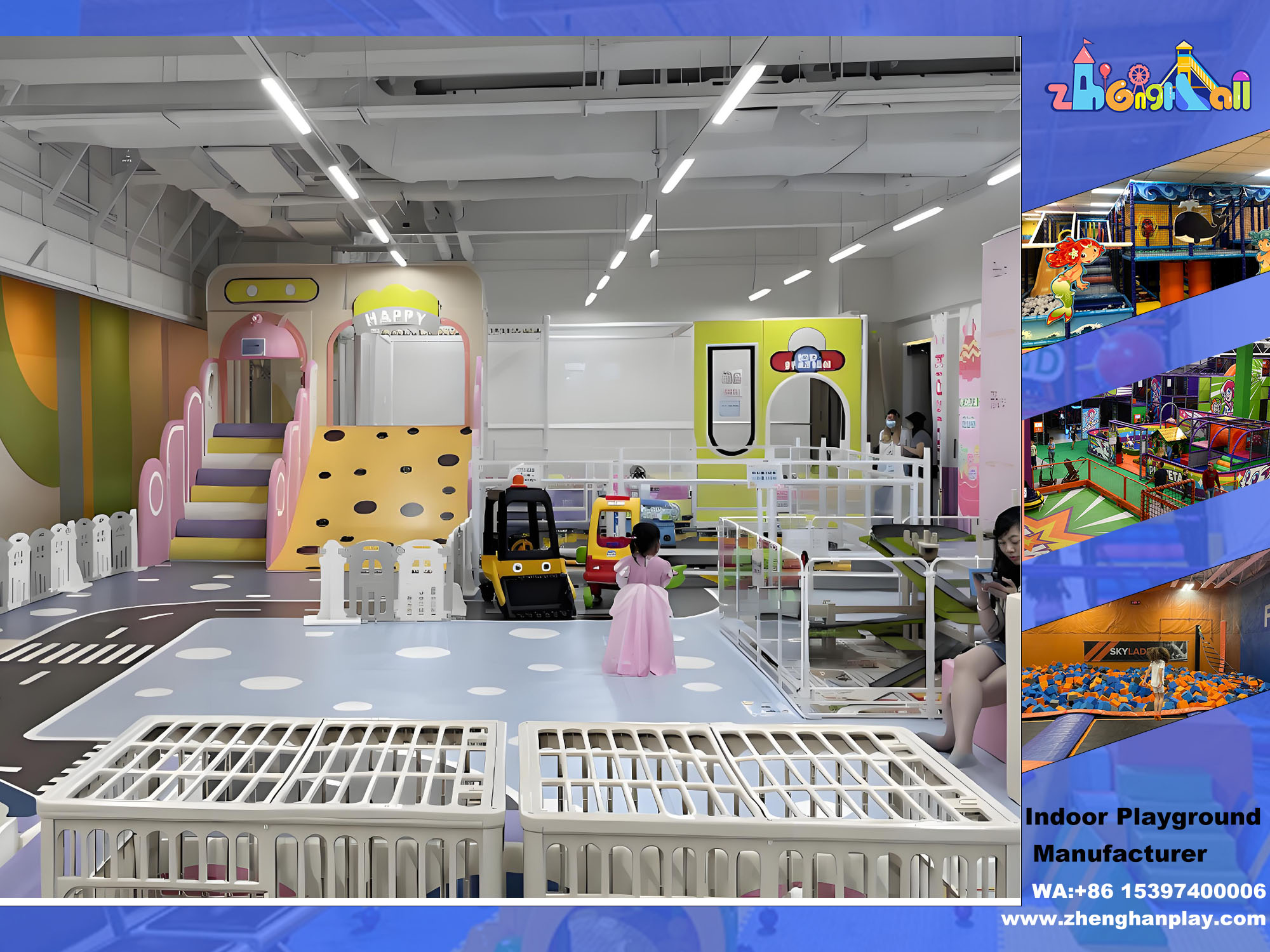 A World Of Colorful Adventures in A Children's Indoor playground 