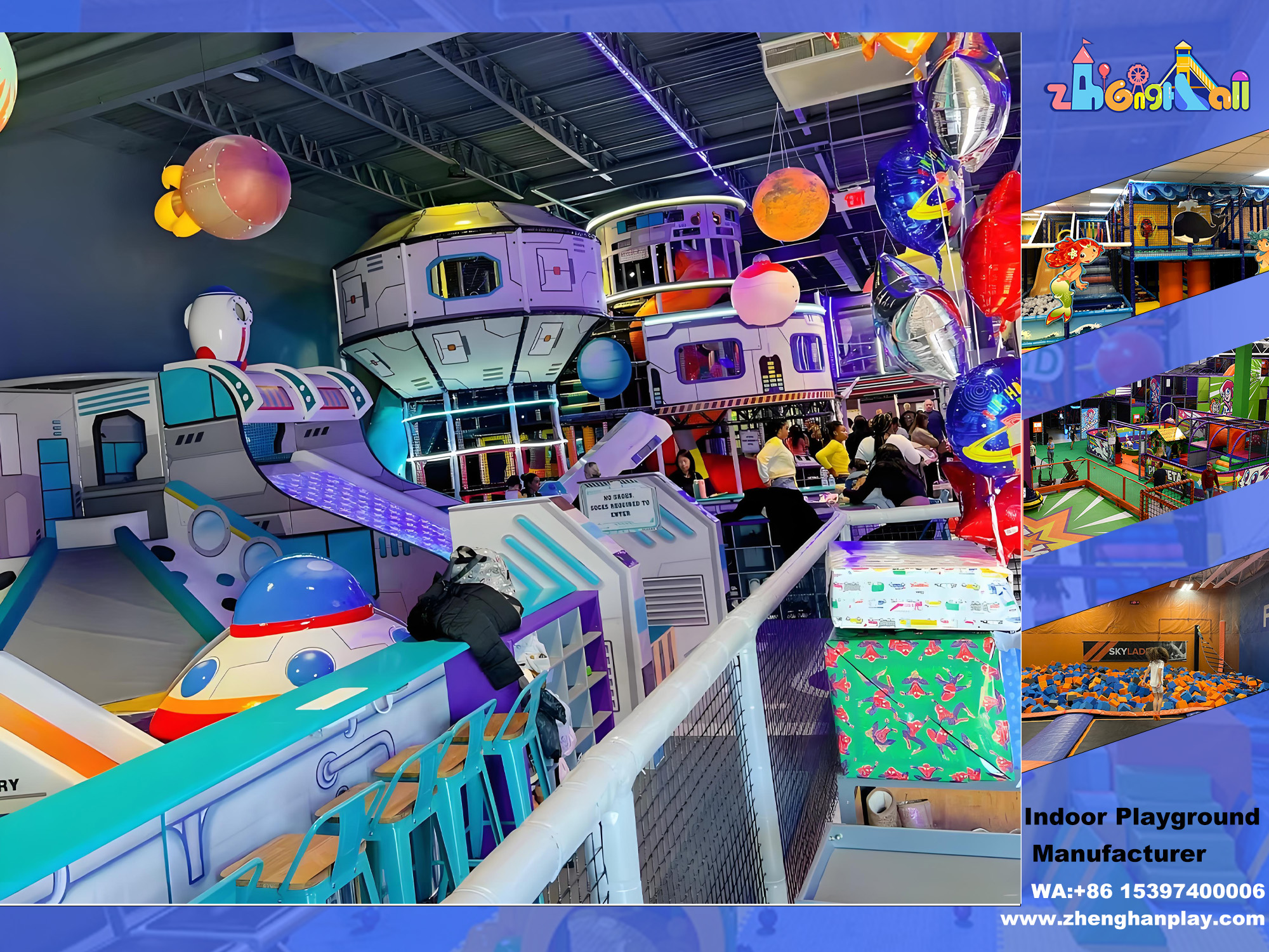 A case of a space-themed indoor playground in Canada