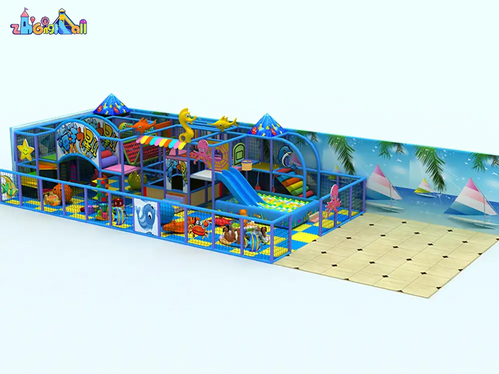 Ocean themed soft play equipment for sale ZH-OC-08