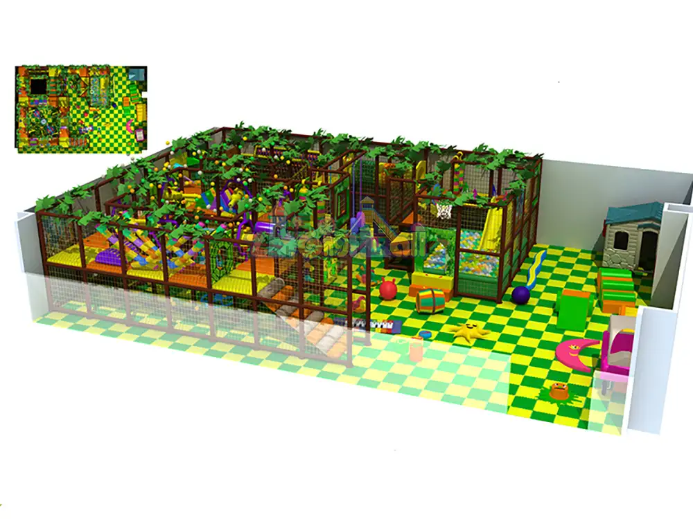 Colorful Design Indoor Playground with Compositive Set For kidsZH-JU-07