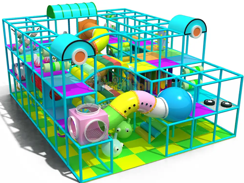 Candy Theme Naughty Castle Indoor Playground for KidsZH-CA-10
