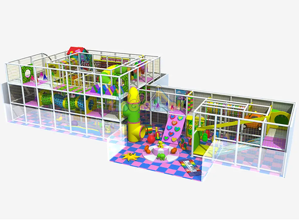 Three Layer Commercial Customized Indoor Kids Play Equipment