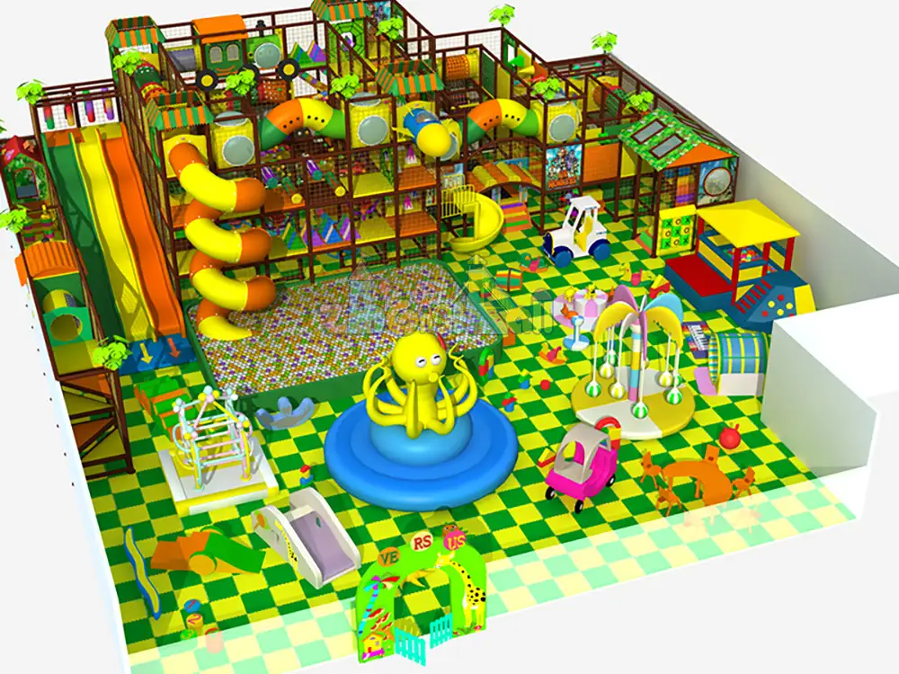 Large Indoor Playground for Kids on Sale ZH-JU-09