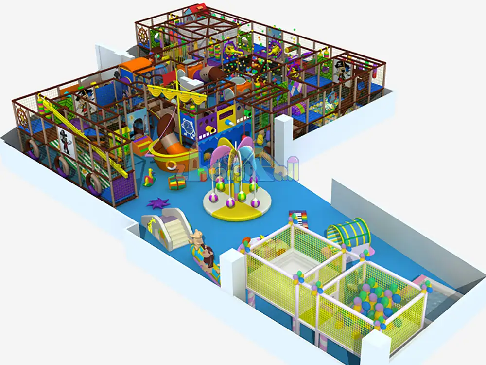 Adventure Indoor Park Manufatcture Customized with Ball PitZH-OC-013