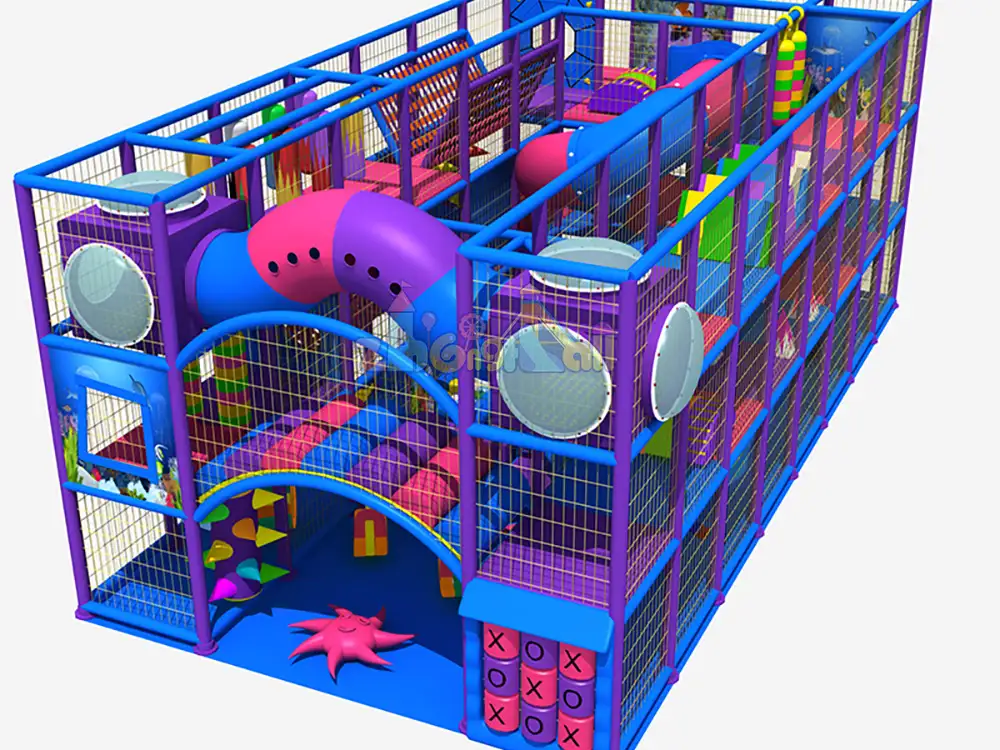 Attractive Free Customized Design for Preschool Indoor Playground EquipmentZH-CA-21