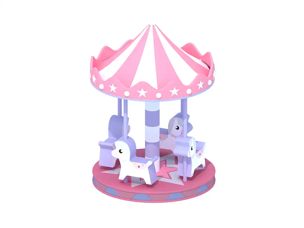 Toddler Baby Indoor  Merry Go Round Soft Playground 