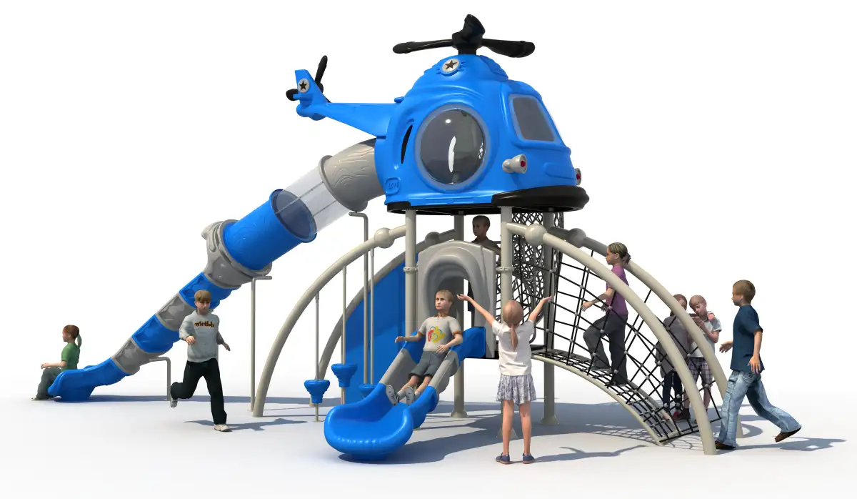 New-Style Public Park Children Playground Helicopetr Plansttic Equipments ZH-FJ004