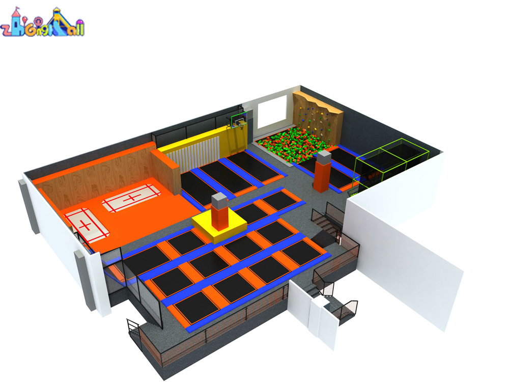 Customized Design Indoor Trampoline Park for Kids