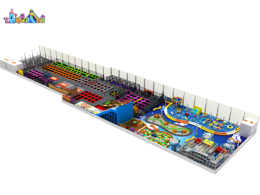 Customized Large Indoor Trampoline Park With Discount