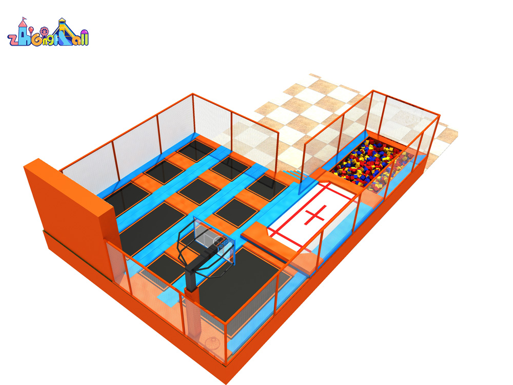 Customized Cheap Indoor Trampoline Park For Shopping Mall