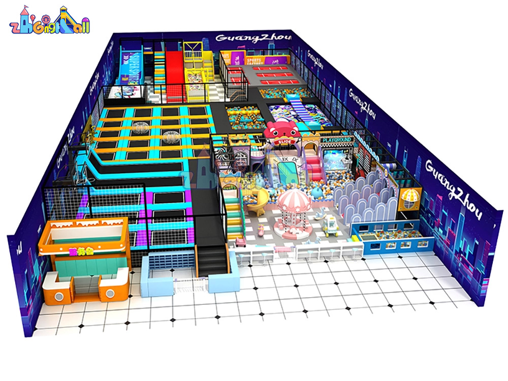 New Design Indoor Trampoline Park for Shopping Mall ZH-JUMP-06
