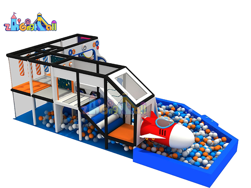 Future Space-Themed Kids Indoor Playground Set