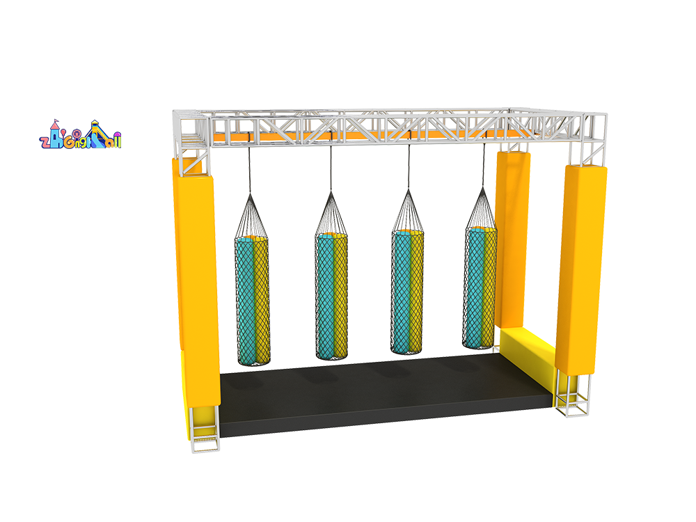 Hot Ninja Warrior Obstacle Indoor Playground Equipment