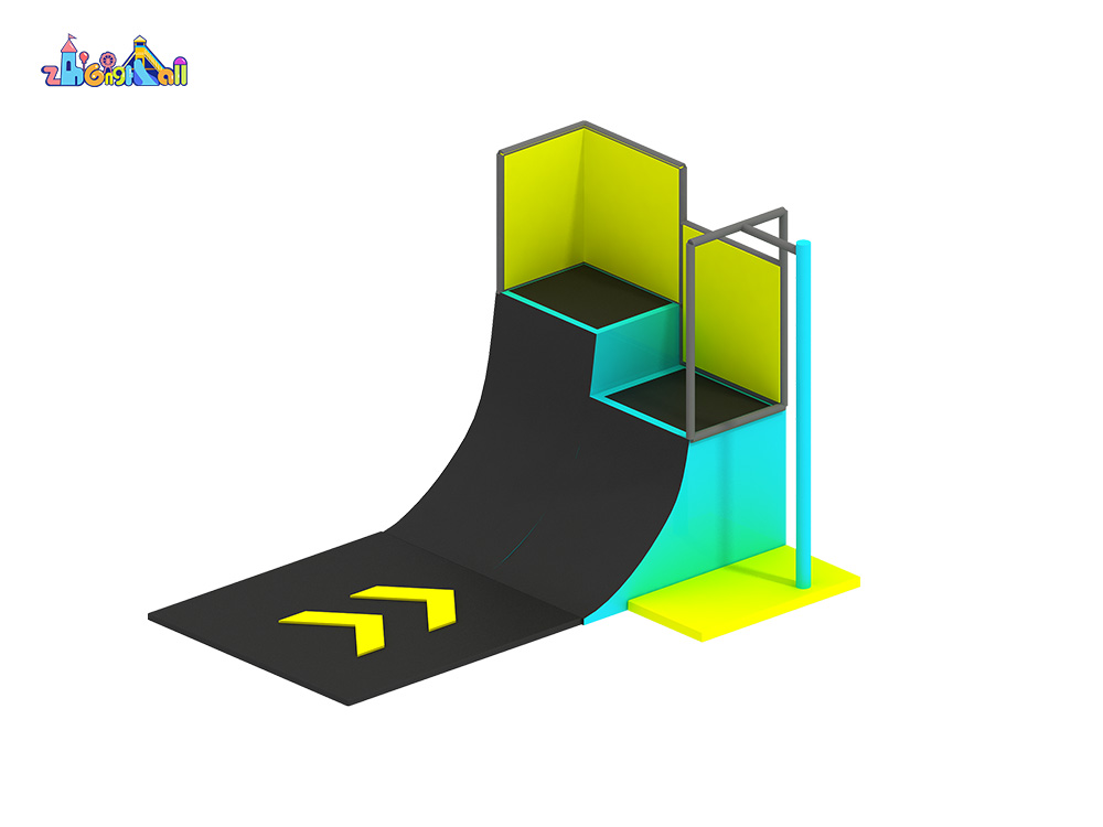 Children's indoor playground Ninja Warrior Course running challenge equipment