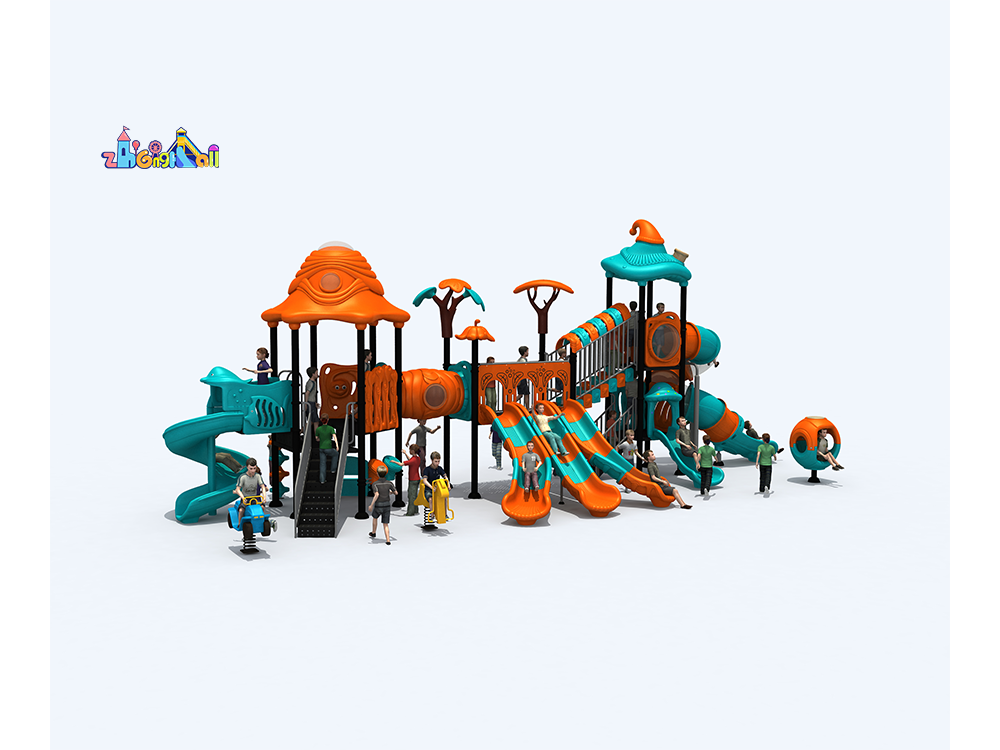 Outdoor Kids Playground with Interactive Games