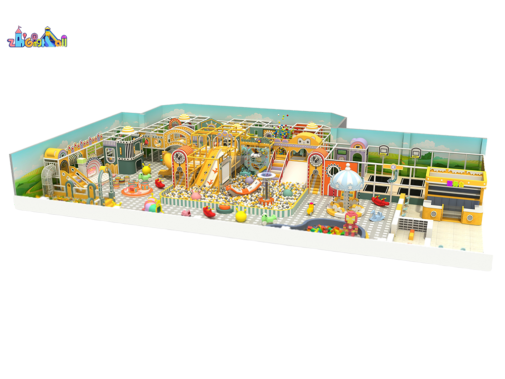 Theme Park-Style Indoor Playground for Kids