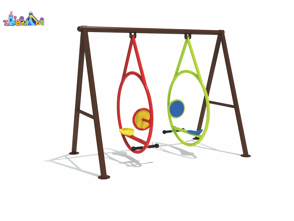 Colorful Swing Set for Outdoor Playground Fun and Safety