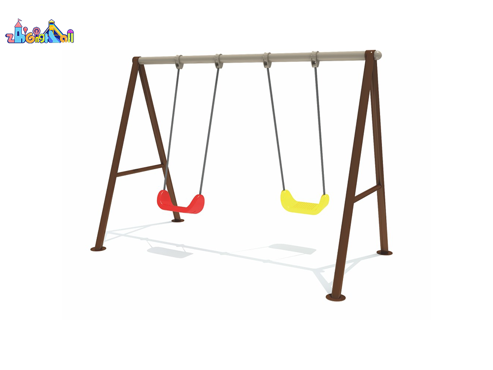 Colorful and Comfortable Swings for Outdoor Playground Use