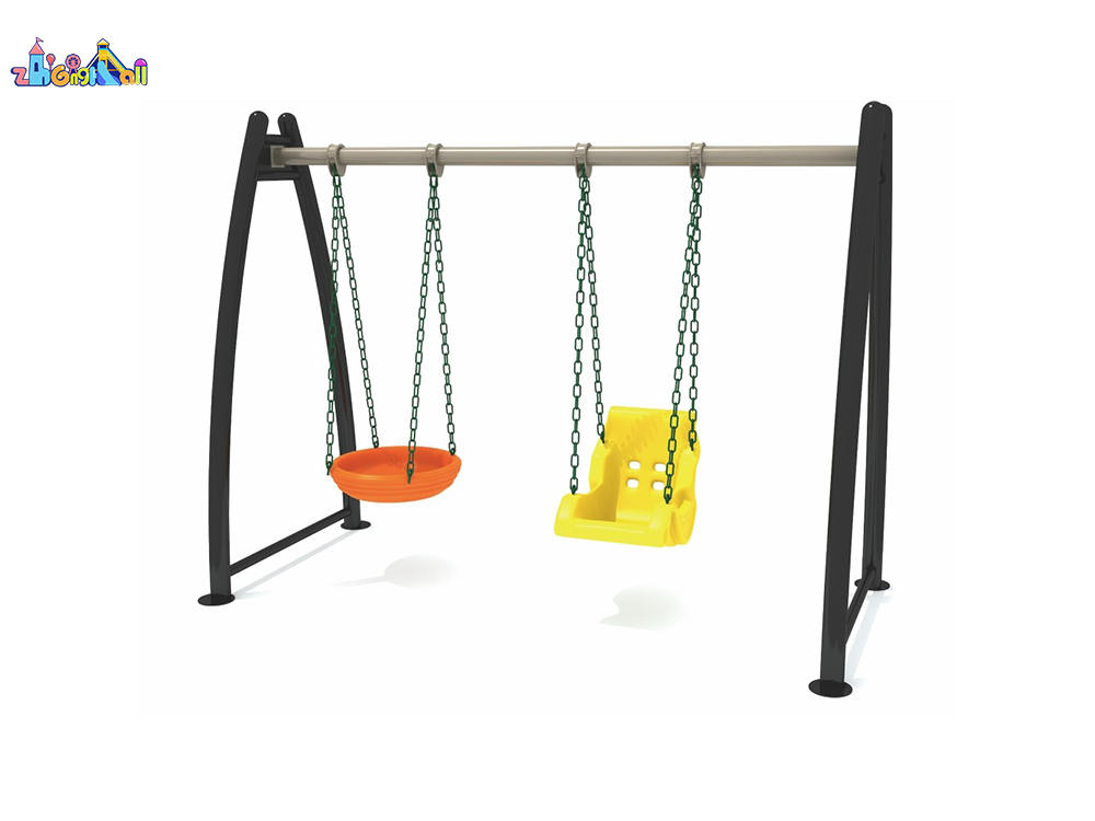 Innovative Outdoor Playground Swing Set with Multiple Seat Options