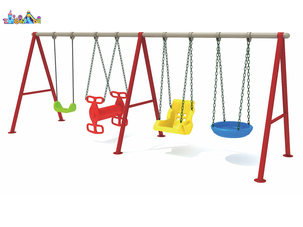 Sturdy Multi-Swing Frame for Outdoor Playground Entertainment