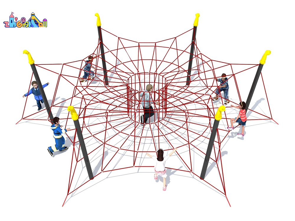 Spider Web Climbing Net for Outdoor Playground Adventures