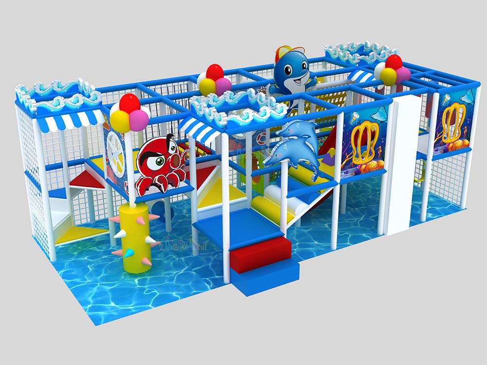 30㎡ Small Indoor Commercial Playground Suitable For Cafe Restaurants