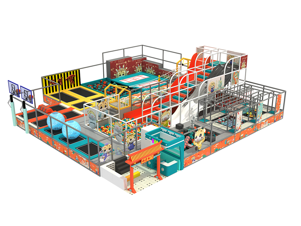 400㎡ Adventure Zone Multi-Functional Indoor Playground Equipment For Kids