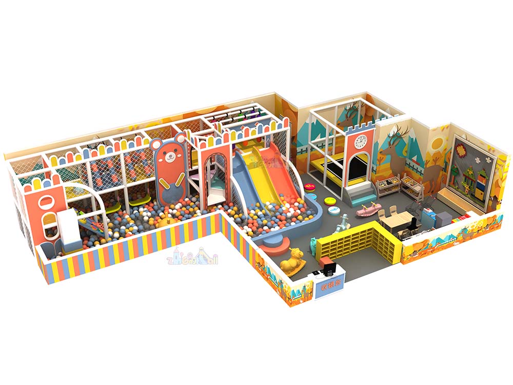 90㎡ Ultimate Adventure Land Indoor Playground Equipment Complex