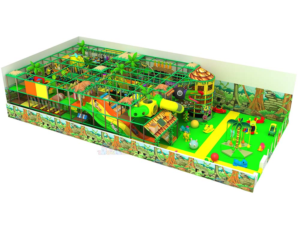 275㎡ Jungle-Themed Indoor Playground with Multifunctional Zones